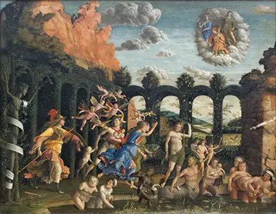 Triumph of the Virtues Andrea Mantegna